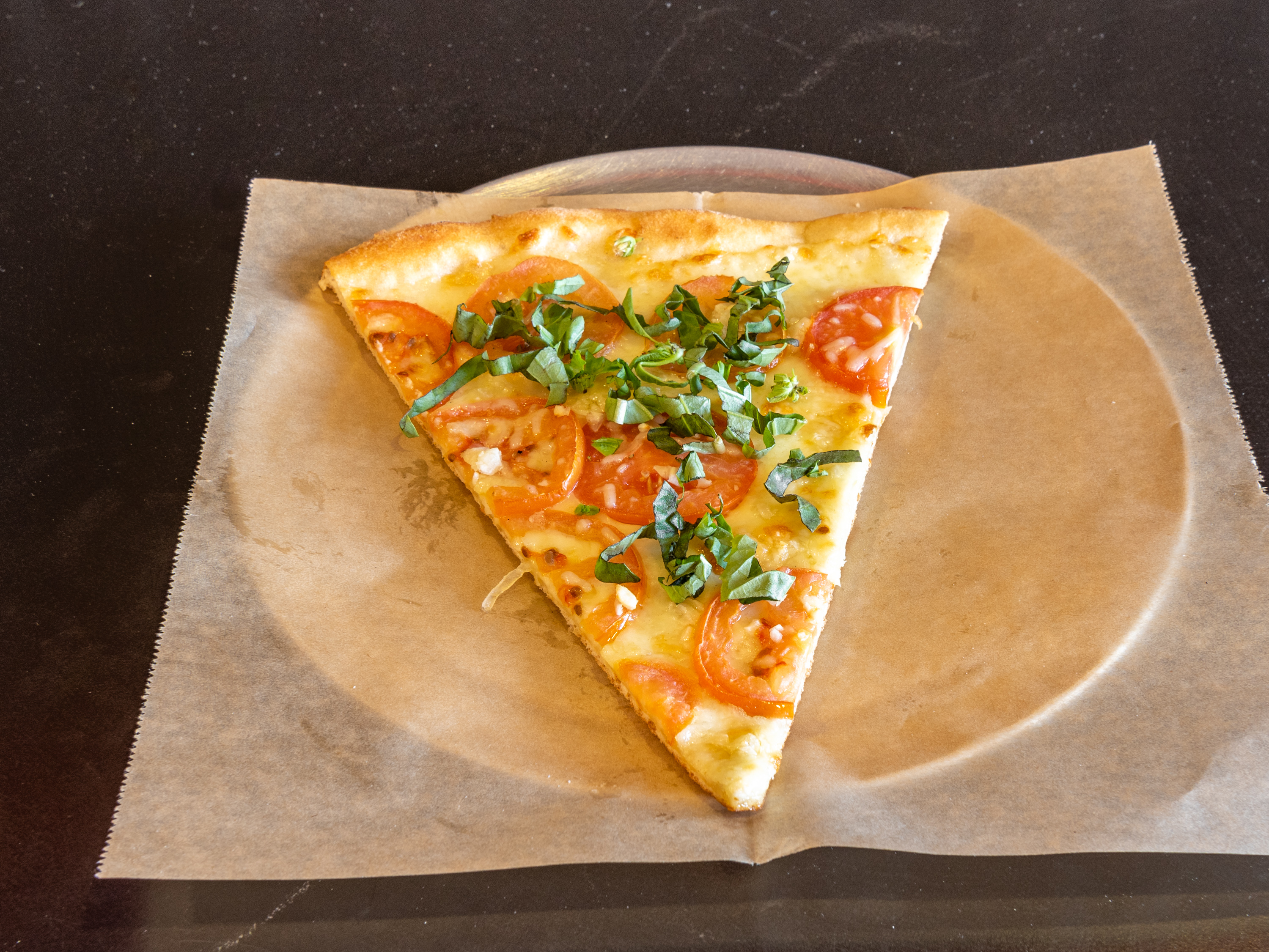 Order Tomato Basil Garlic Pie food online from Z Pizza store, San Diego on bringmethat.com