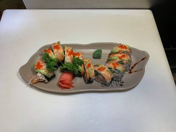 Order Tiger Maki Roll (10 pcs) food online from Inari Sushi store, Rockville on bringmethat.com