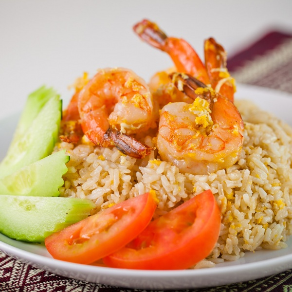 Order 42. Shrimp Fried Rice food online from Top Thai Cuisine store, Reseda on bringmethat.com
