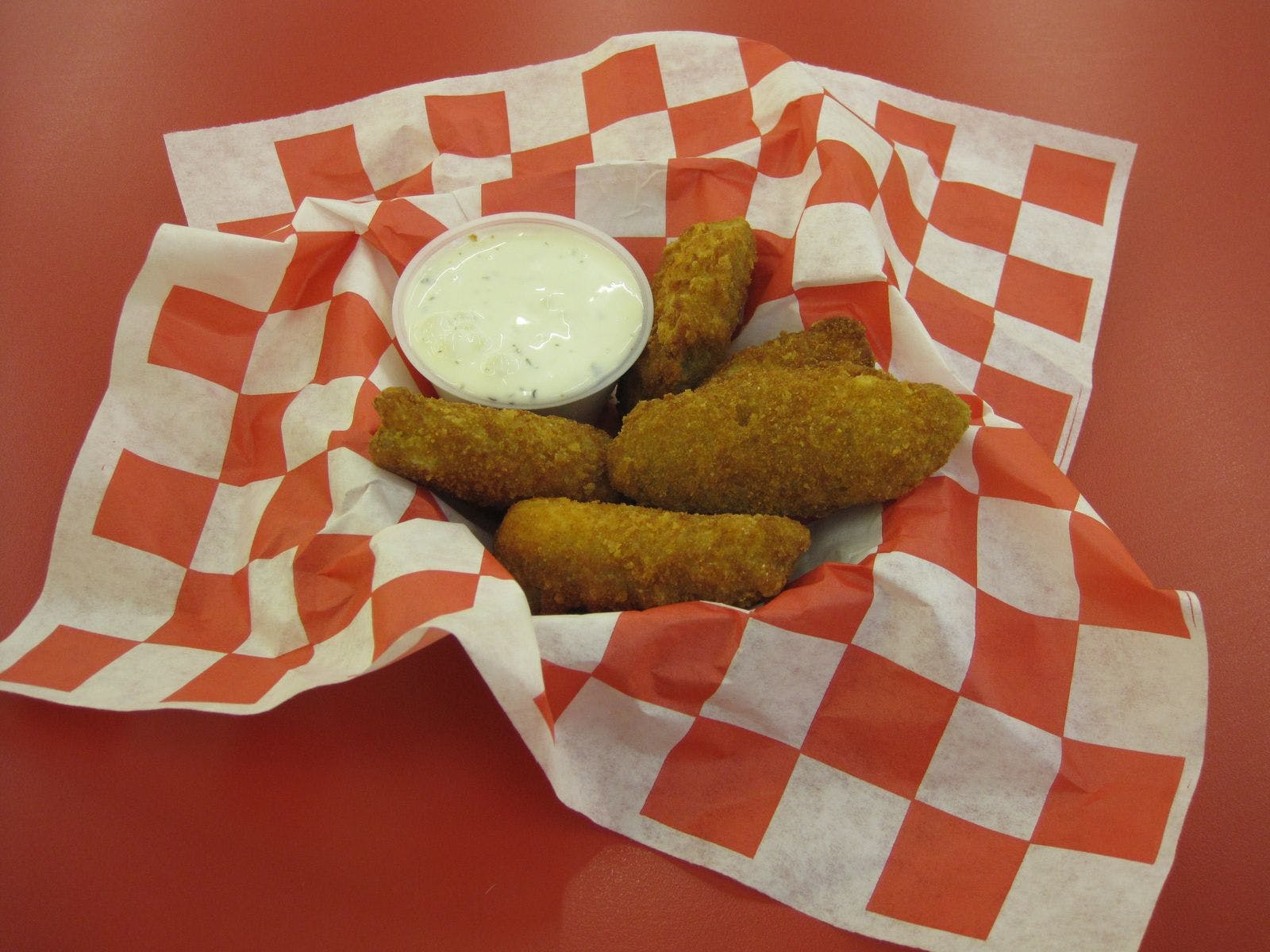 Order Jalapeno Poppers - 5 Pieces food online from Rocky's Pizzeria & Ice Cream store, North Chicago on bringmethat.com