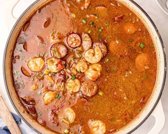 Order Gumbo food online from Red Pier Cajun Seafood & Bar store, Southaven on bringmethat.com