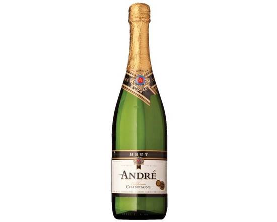 Order Andre Brut 750mL food online from Brothers Wine & Liquor store, Copiague on bringmethat.com