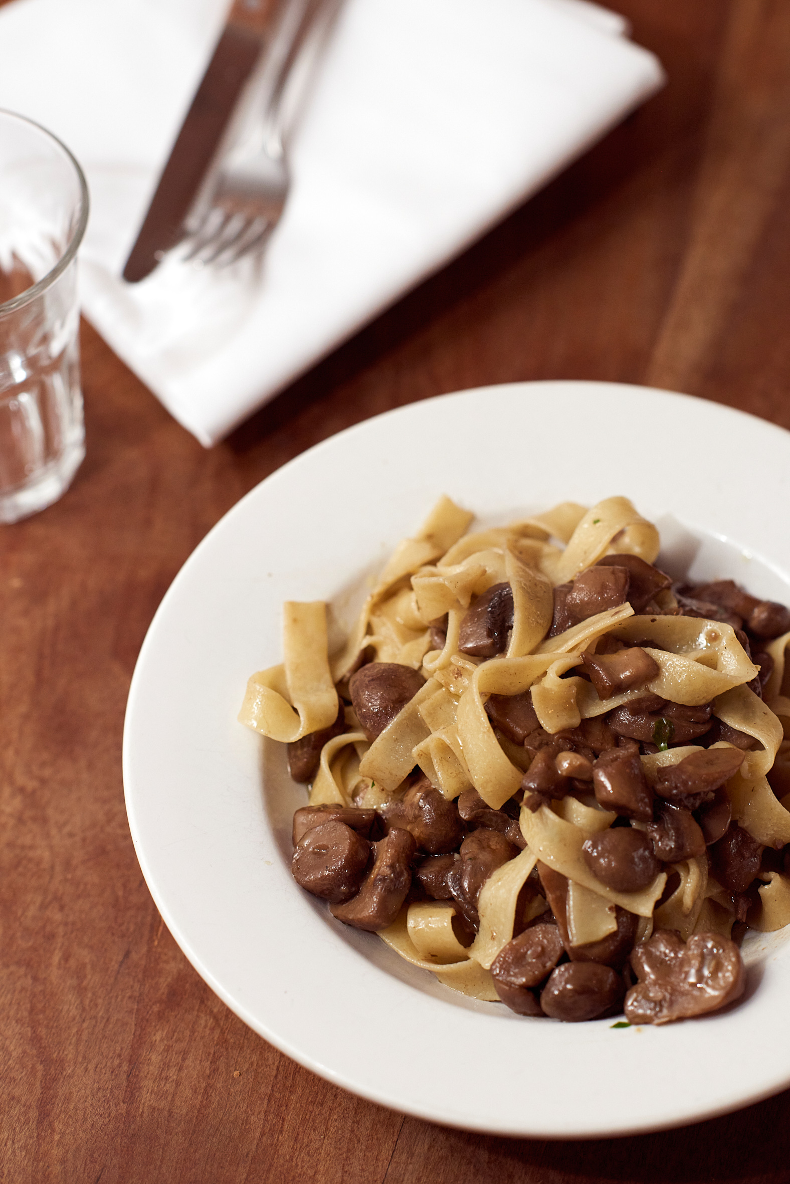 Order Fettuccine ai Funghi food online from Mercato store, New York on bringmethat.com