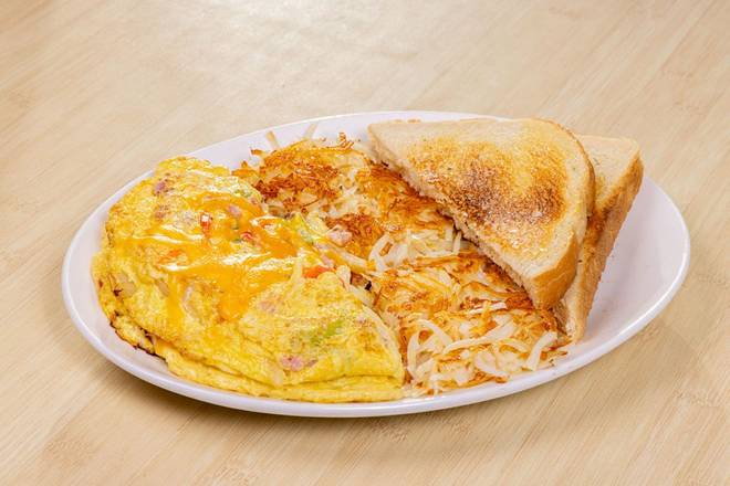 Order B.Y.O. Omelette food online from Shari Cafe store, Spokane on bringmethat.com