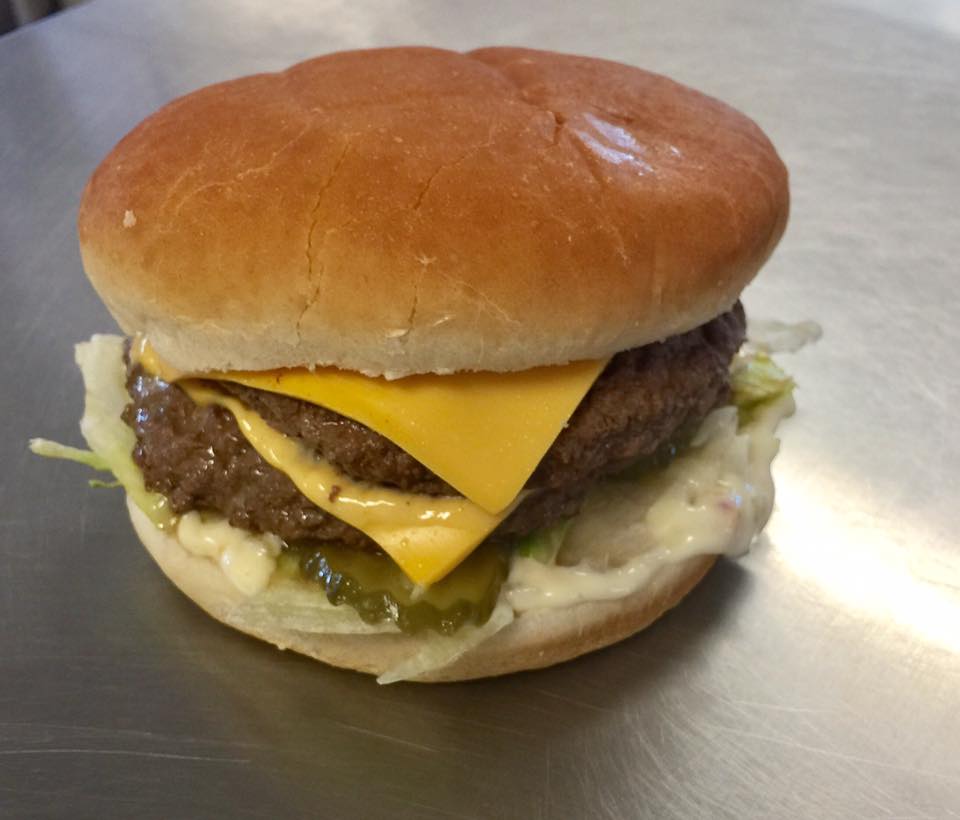 Order Double Cheeseburger food online from Bob Drive-In Restaurant store, Paducah on bringmethat.com