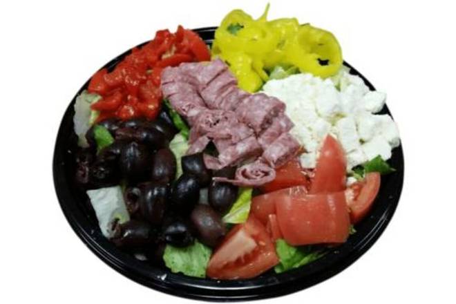 Order Regular Grecian Salad food online from Peace Love & Pizza store, Marietta on bringmethat.com