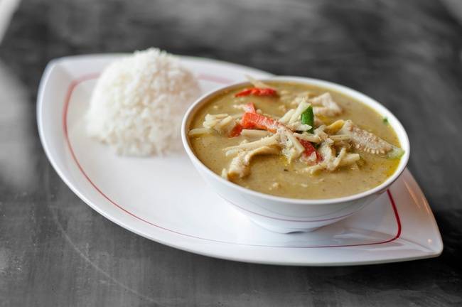 Order 38) Green Curry (GF) (V) * food online from Thai by Thai - Sterling store, Sterling on bringmethat.com