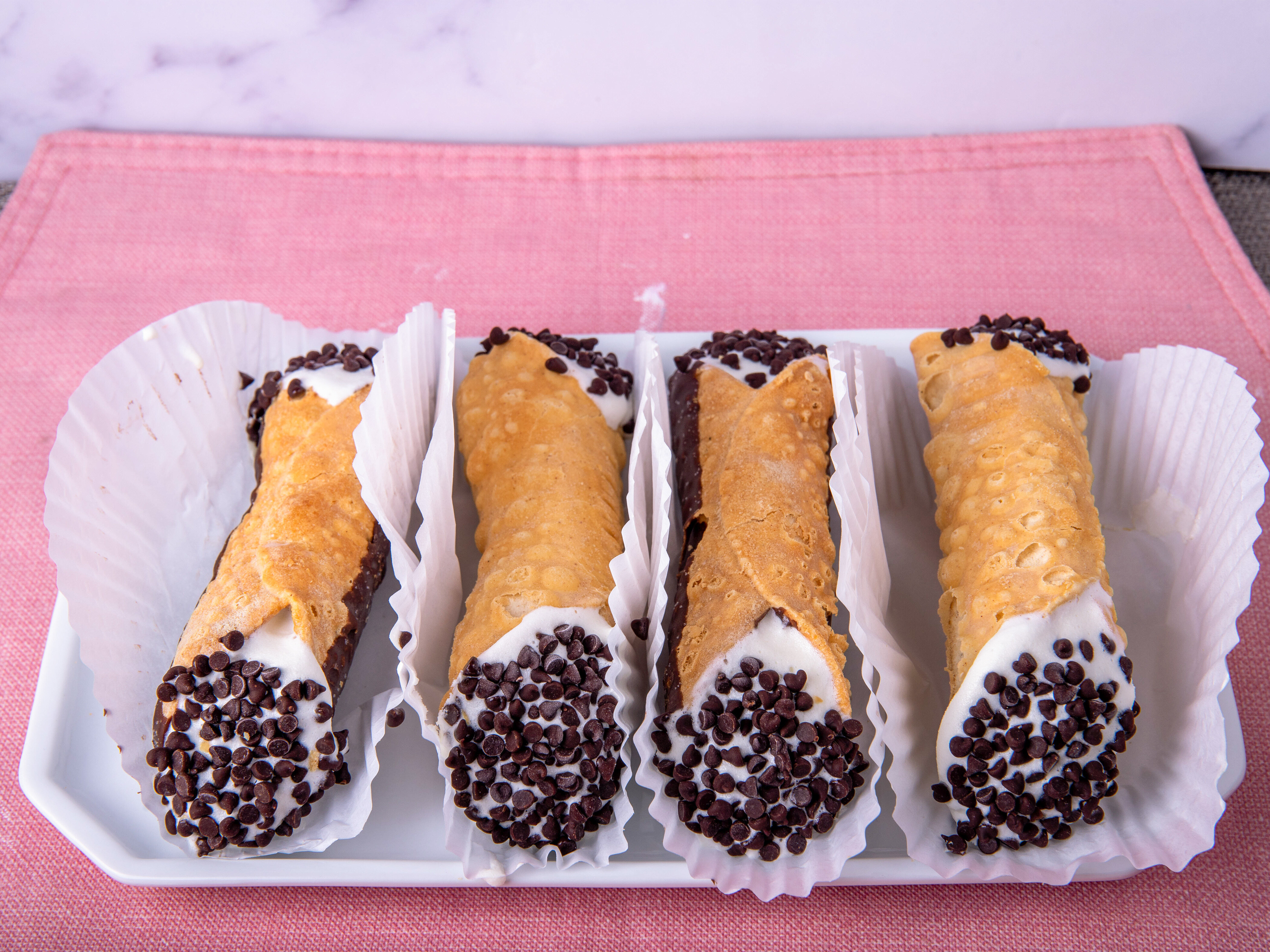 Order Canoli Box of 4 food online from Ice Cream Cottage store, Mastic on bringmethat.com