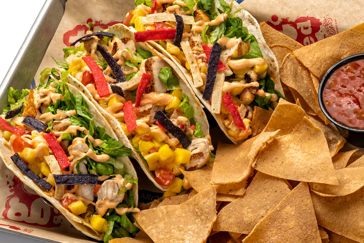Order Street Tacos (3): Chicken food online from Arooga store, Howell Township on bringmethat.com