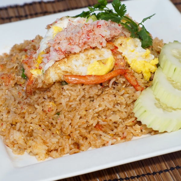 Order Crab Fried Rice food online from Thai Touch Restaurant store, Glendale on bringmethat.com