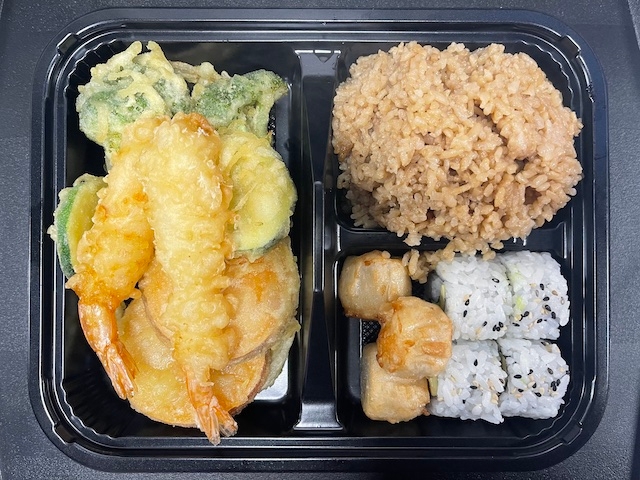 Order Shrimp Tempura Bento food online from Ginza Grill store, North Charleston on bringmethat.com
