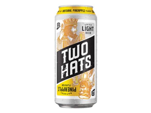 Order Two Hats Pineapple - 6x 16oz Cans food online from Shar Armanetti Fine Wine & Spirits store, Carpentersville on bringmethat.com
