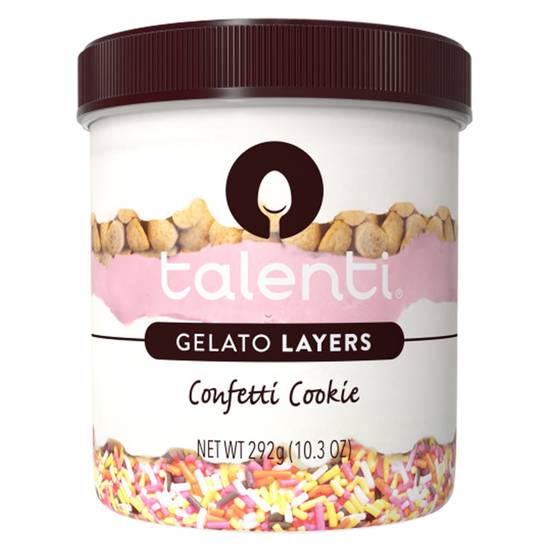 Order Talenti Gelato Layers Confetti Cookie 10.3oz food online from The Ice Cream Shop store, Denver on bringmethat.com