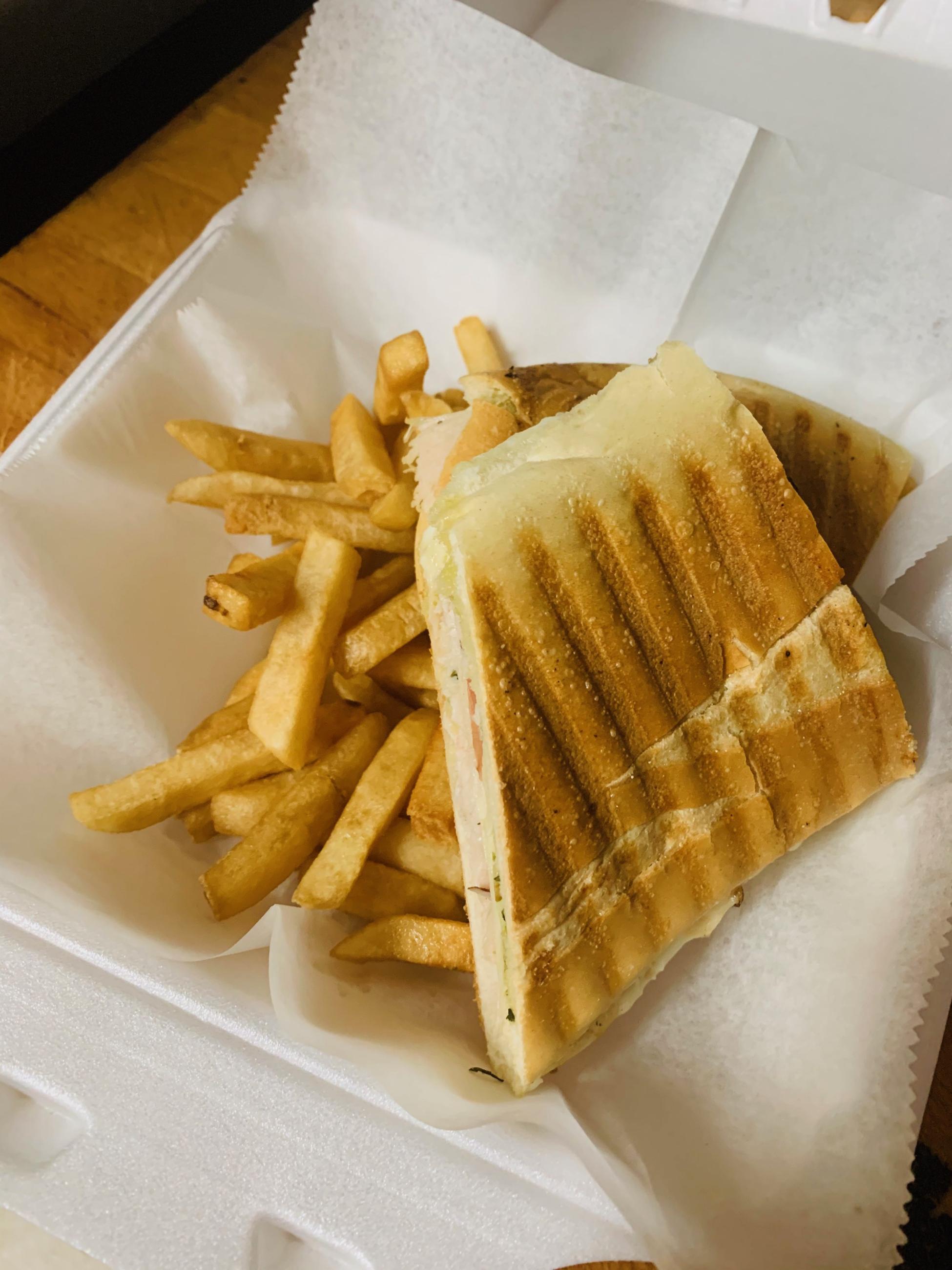 Order Turkey Pesto Panini food online from Our Place Pizza & Catering store, Edison on bringmethat.com