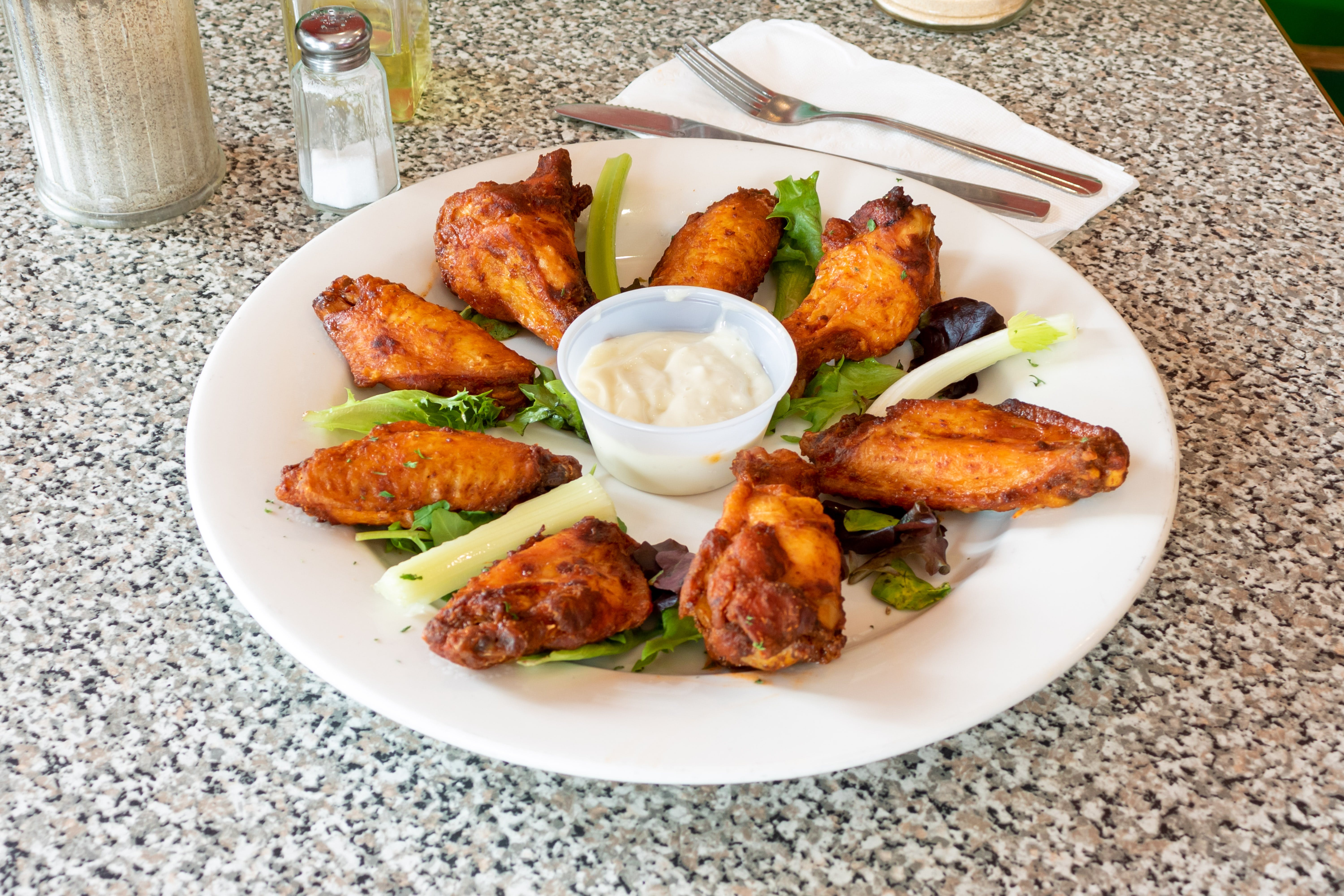 Order Wings - 6 Pieces food online from Dominick's store, Morrisville on bringmethat.com