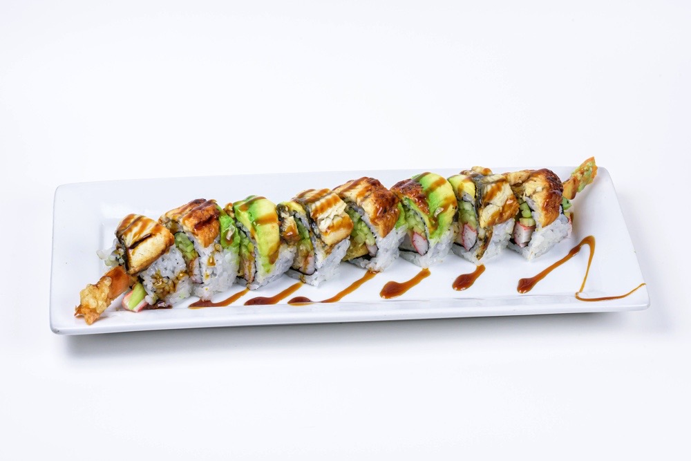 Order Dragon Roll food online from Sushi And Rolls store, Livonia on bringmethat.com