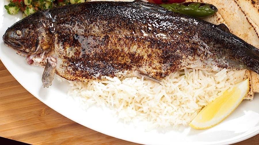 Order 10 Whole Idaho Trout food online from Massis Kabob store, Los Angeles on bringmethat.com