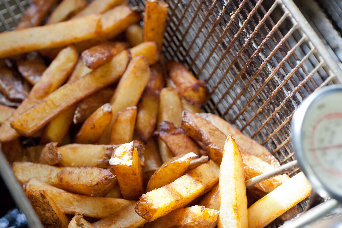 Order Hand-Cut Tri-Fries food online from Deux Wings store, Easton on bringmethat.com