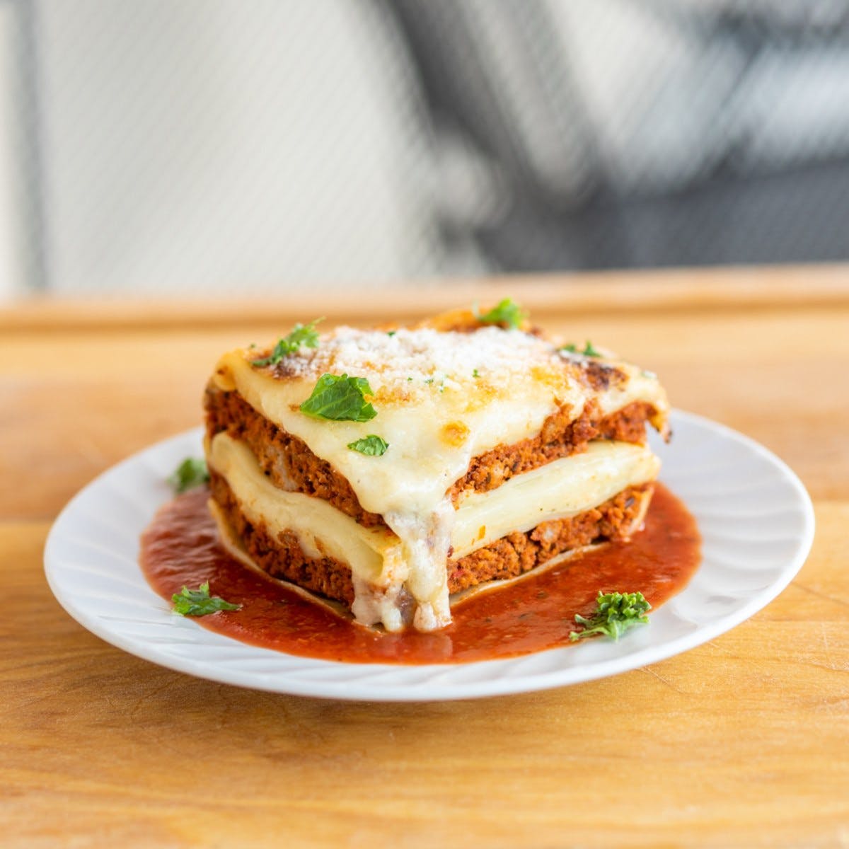 Order Homemade Lasagna Dinner - Entree food online from Ventano store, Henderson on bringmethat.com