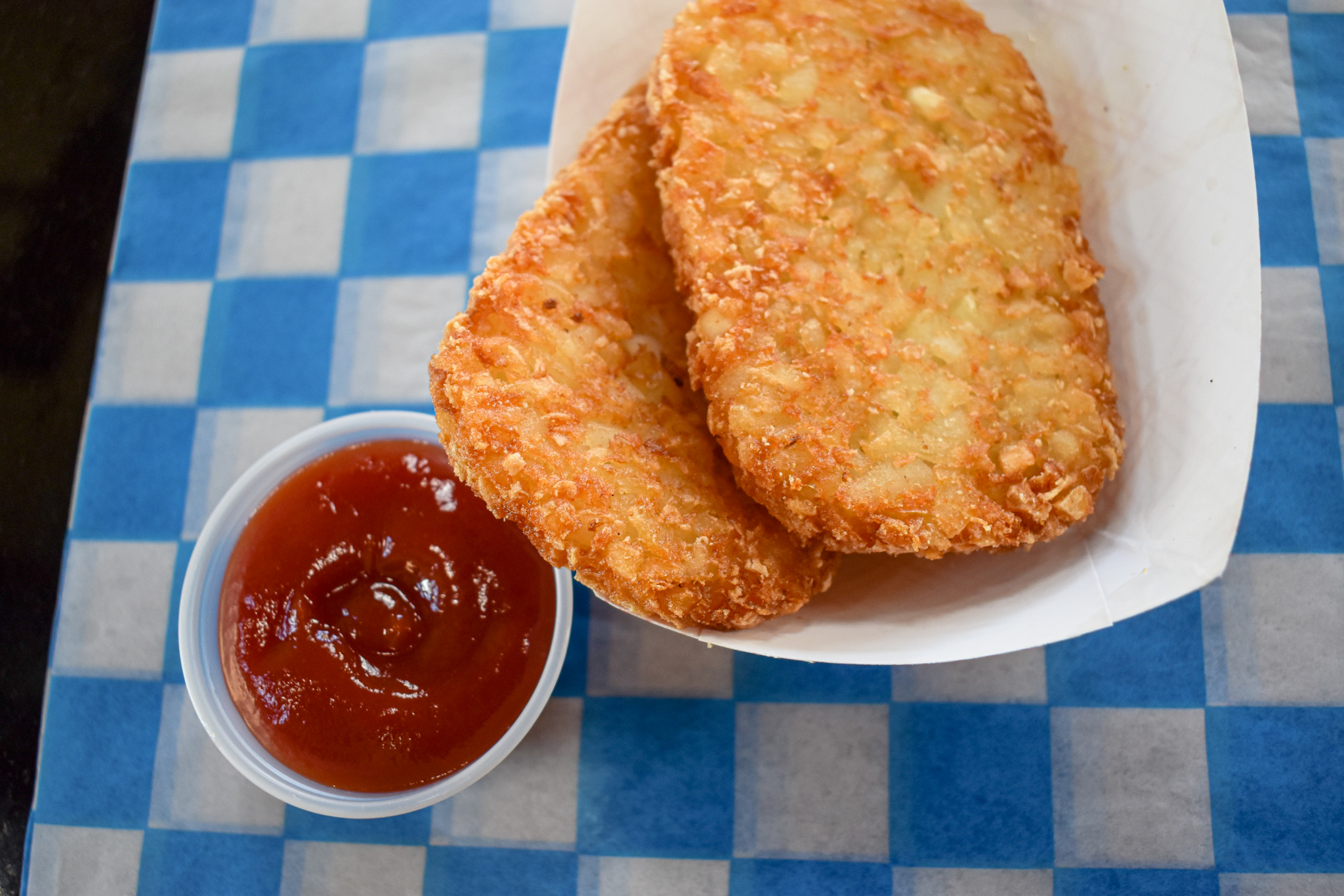 Order Hash Browns food online from Burger Express store, Carteret on bringmethat.com