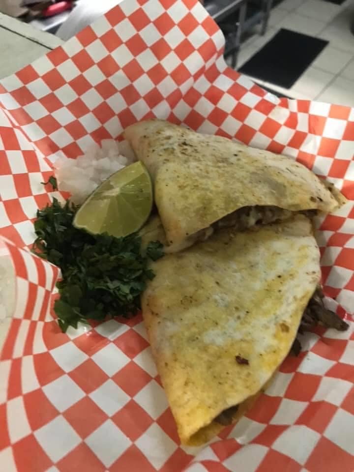 Order Quesadilla food online from La Catrina Street Tacos store, Greenville on bringmethat.com