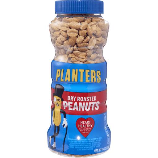Order Planters Dry Roasted Peanuts (16 OZ) 82572 food online from BevMo! store, Milpitas on bringmethat.com