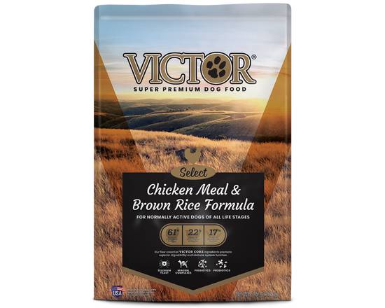 Order Victor Chicken & Rice 15# food online from Wichita Falls Pet Supply store, Wichita Falls on bringmethat.com