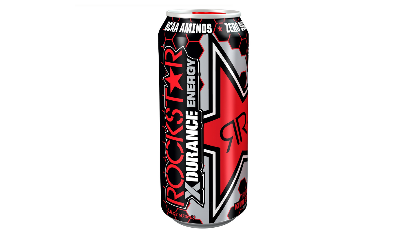 Order Rockstar XDurance Ripped Red Kiwi Strawberry Energy Drink 16 oz Can food online from JR Food Mart store, Camarillo on bringmethat.com