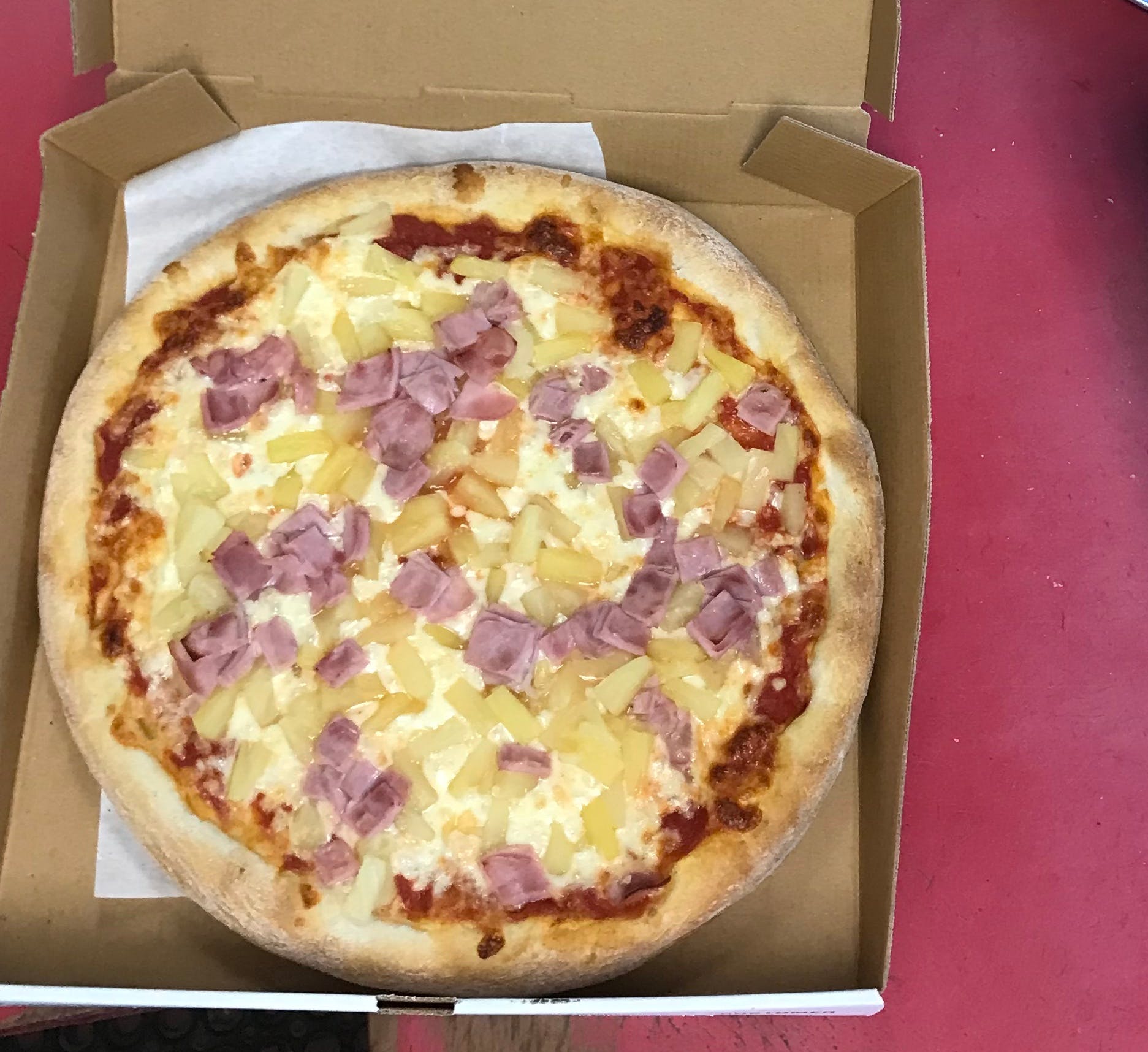 Order Hawaiian Pizza - Personal 12" food online from Badabing Pizzeria store, Middletown on bringmethat.com
