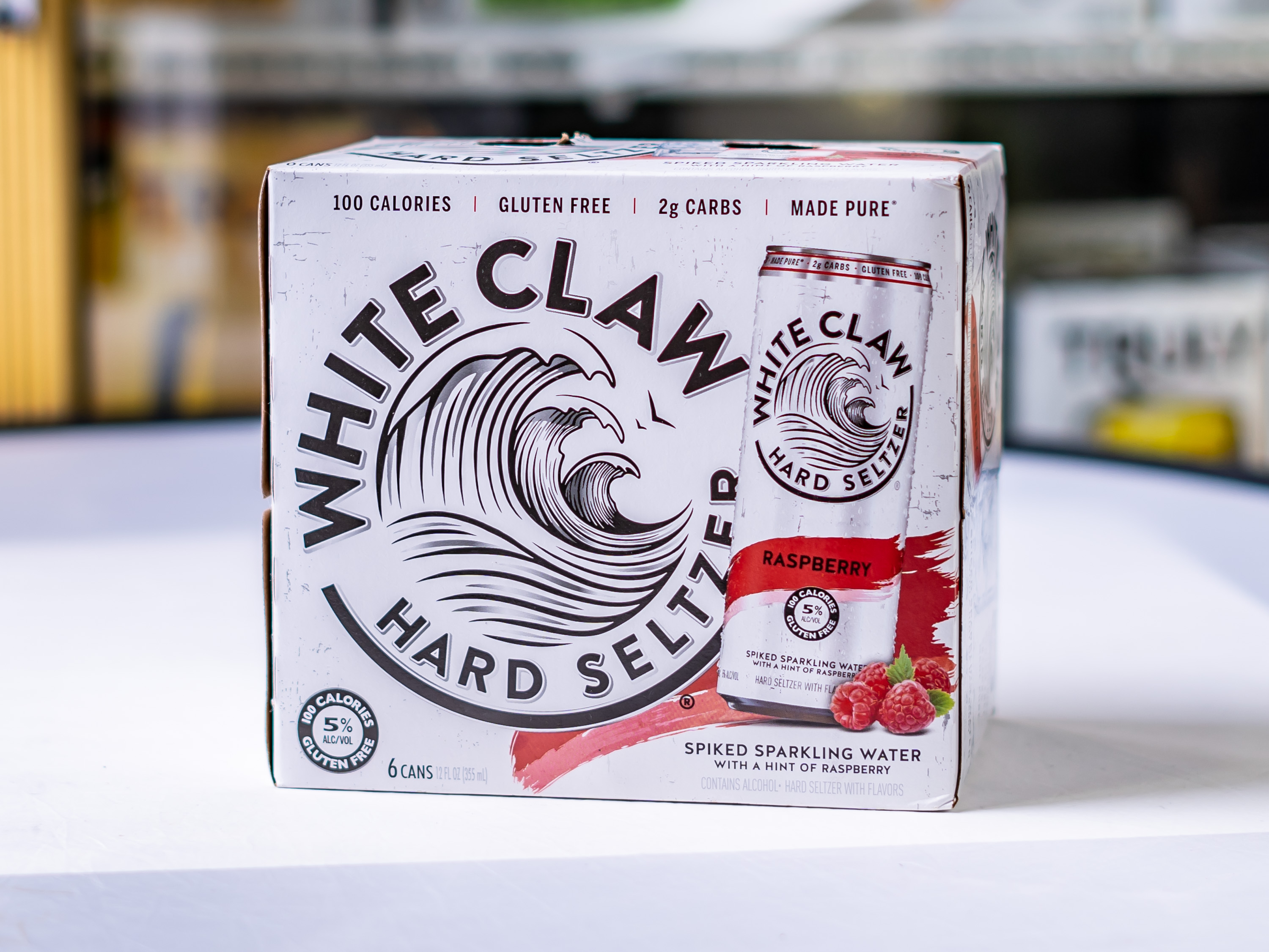 Order White Claw Hard Seltzer Variety Pack Flavor collection No.1 food online from Beyer Market store, San Diego on bringmethat.com