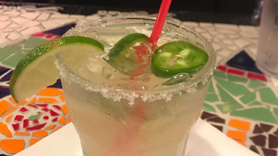 Order Double Spicy Marg (16oz) food online from La Cabana Restaurant store, Venice on bringmethat.com