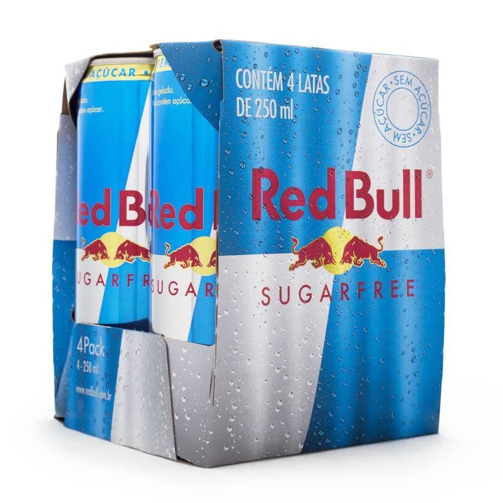 Order Sugar Free Red Bull 8.4 oz. 4 Pack food online from Green Valley Grocery- #031 store, Las Vegas on bringmethat.com