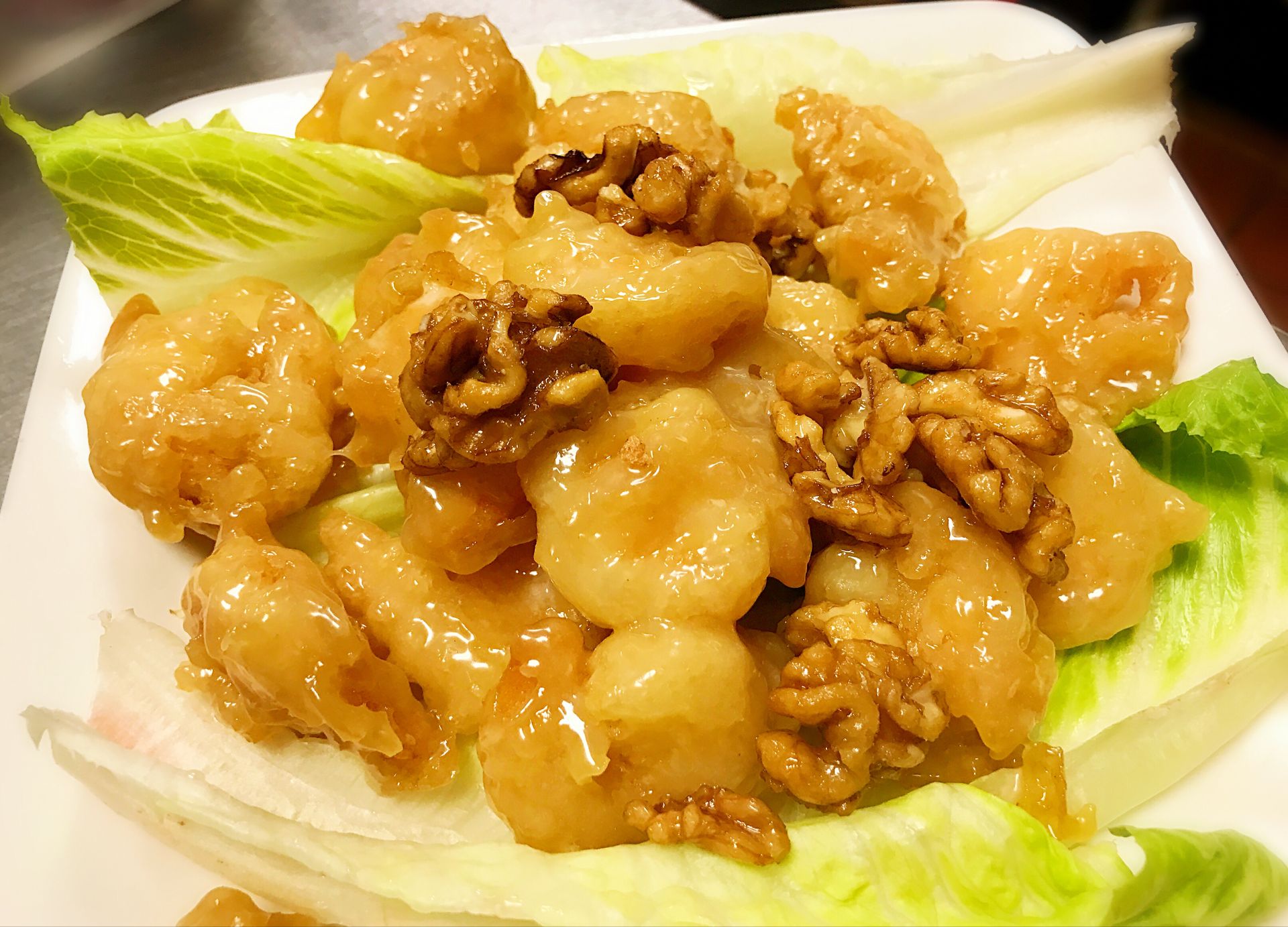 Order S01. Honey Walnut Shrimp food online from Red Corner China Diner store, Midvale on bringmethat.com