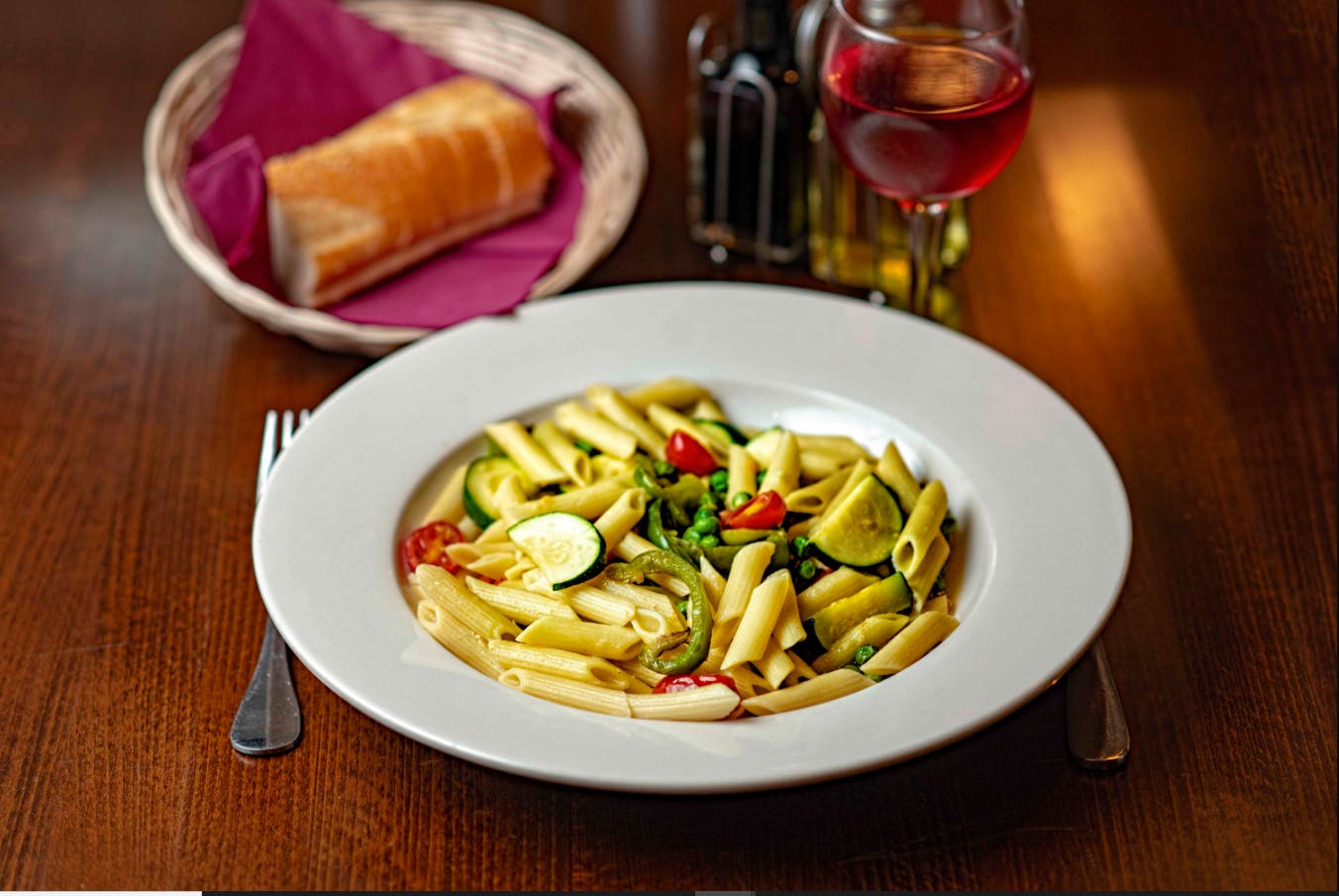 Order Penne Primavera Lunch - Lunch food online from Arminio's Italian Corner store, Chatham Township on bringmethat.com