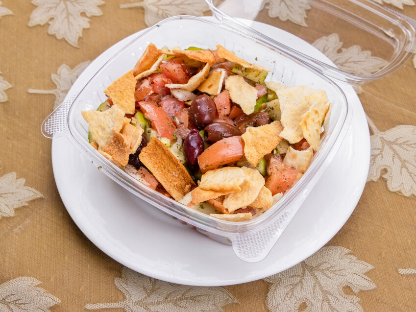 Order Fatoush Salad food online from Leon International Foods store, Doraville on bringmethat.com