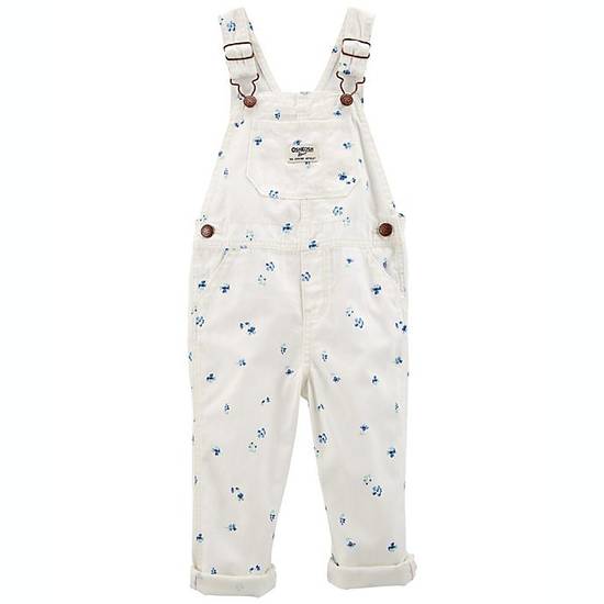 Order Oshkosh B'gosh® Size 12M Floral Print Overalls in White food online from Bed Bath & Beyond store, Lancaster on bringmethat.com
