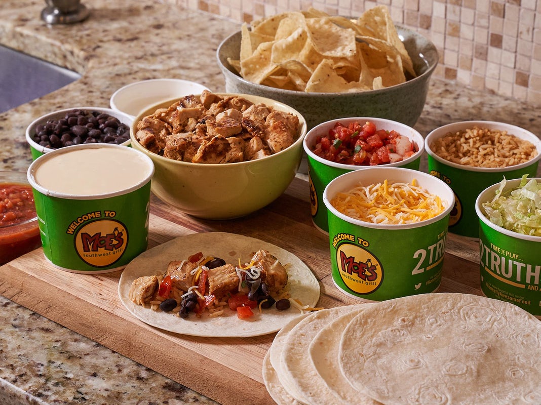 Order Taco Kit food online from Moes Southwest Grill store, Smyrna on bringmethat.com