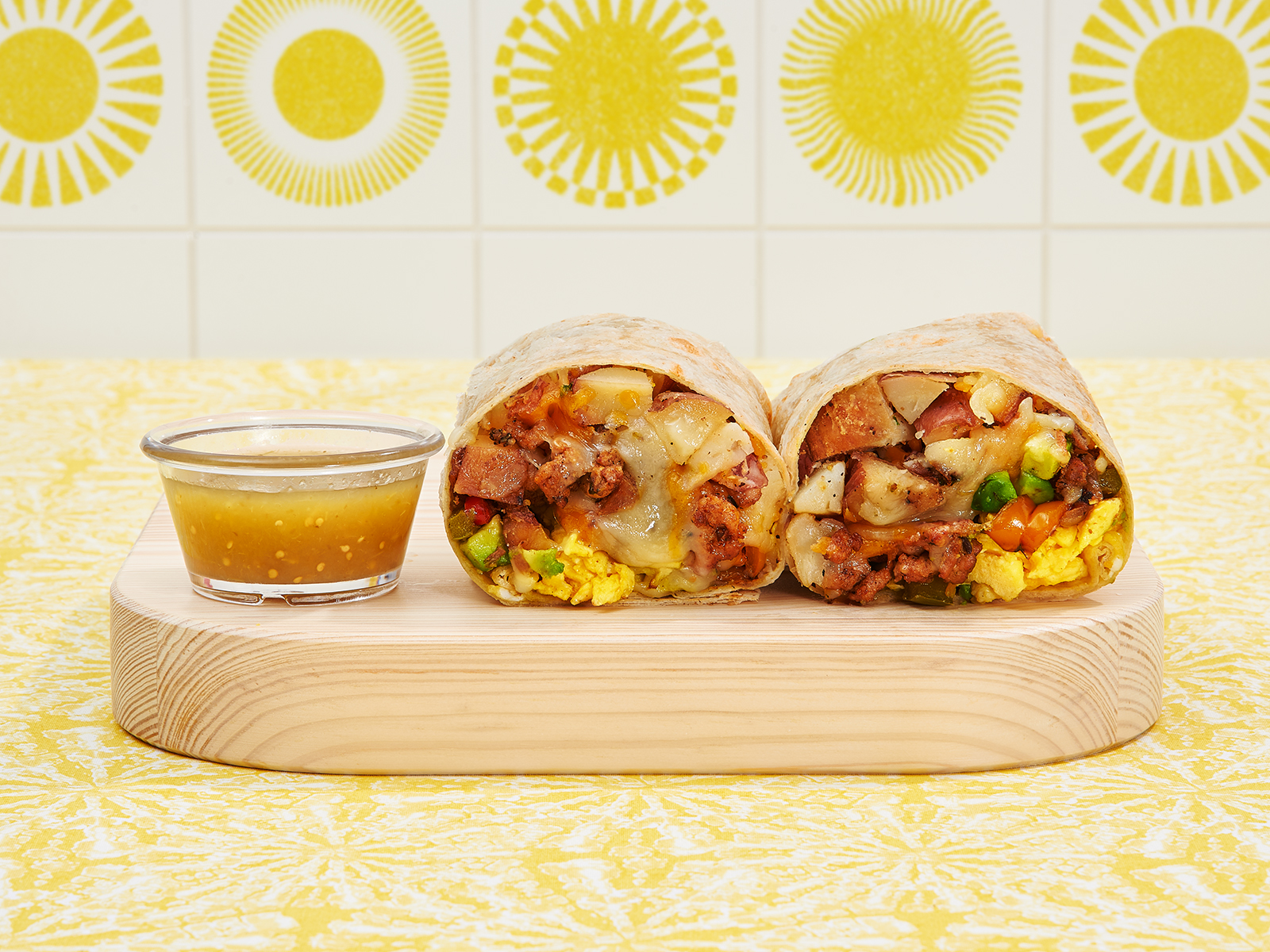 Order Build Your Own Burrito food online from Sunny & Fine's Breakfast Burritos store, Santa Monica on bringmethat.com