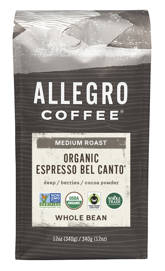 Order Organic Espresso Bel Canto food online from Allegro Coffee Company store, Wynnewood on bringmethat.com
