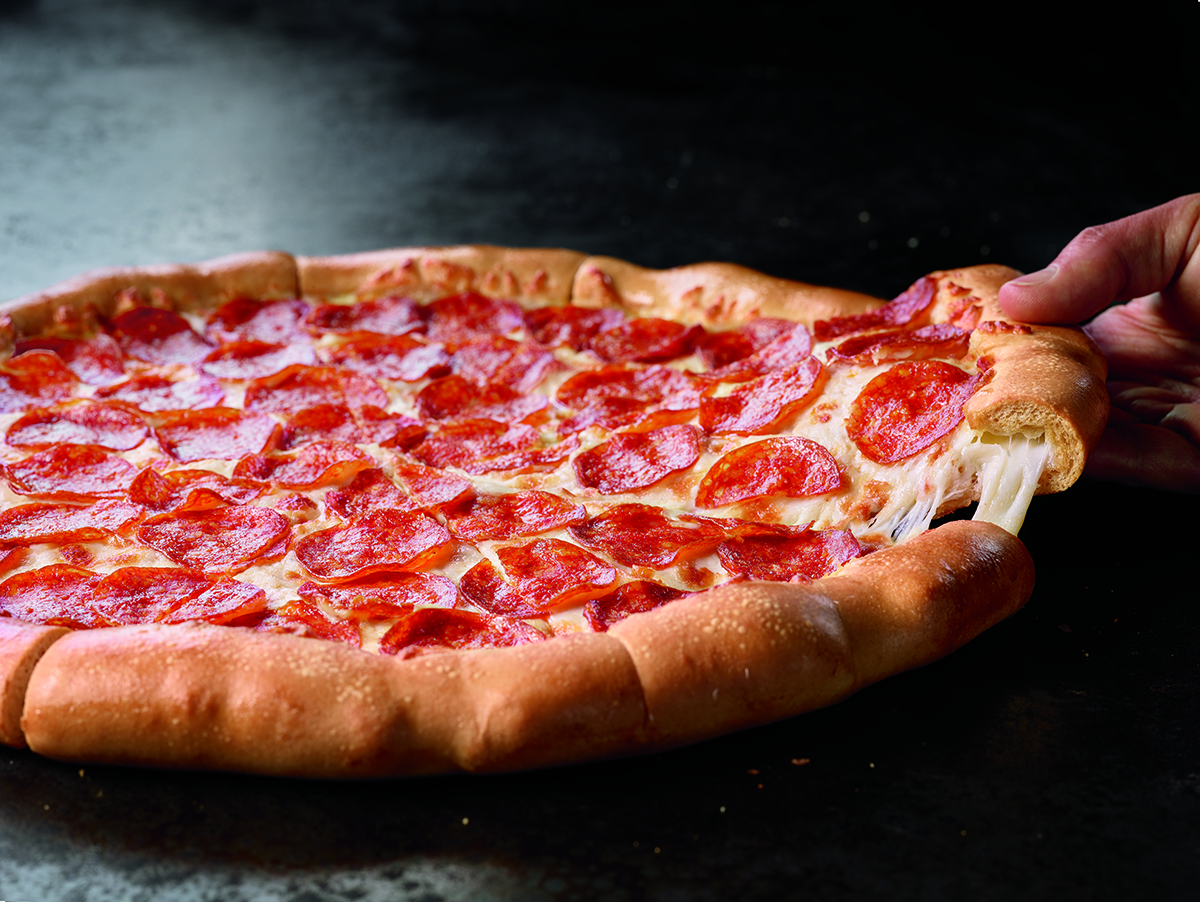 Order Pepperoni Lover's Stuffed Crust Pizza food online from Pizza Hut store, Madison on bringmethat.com