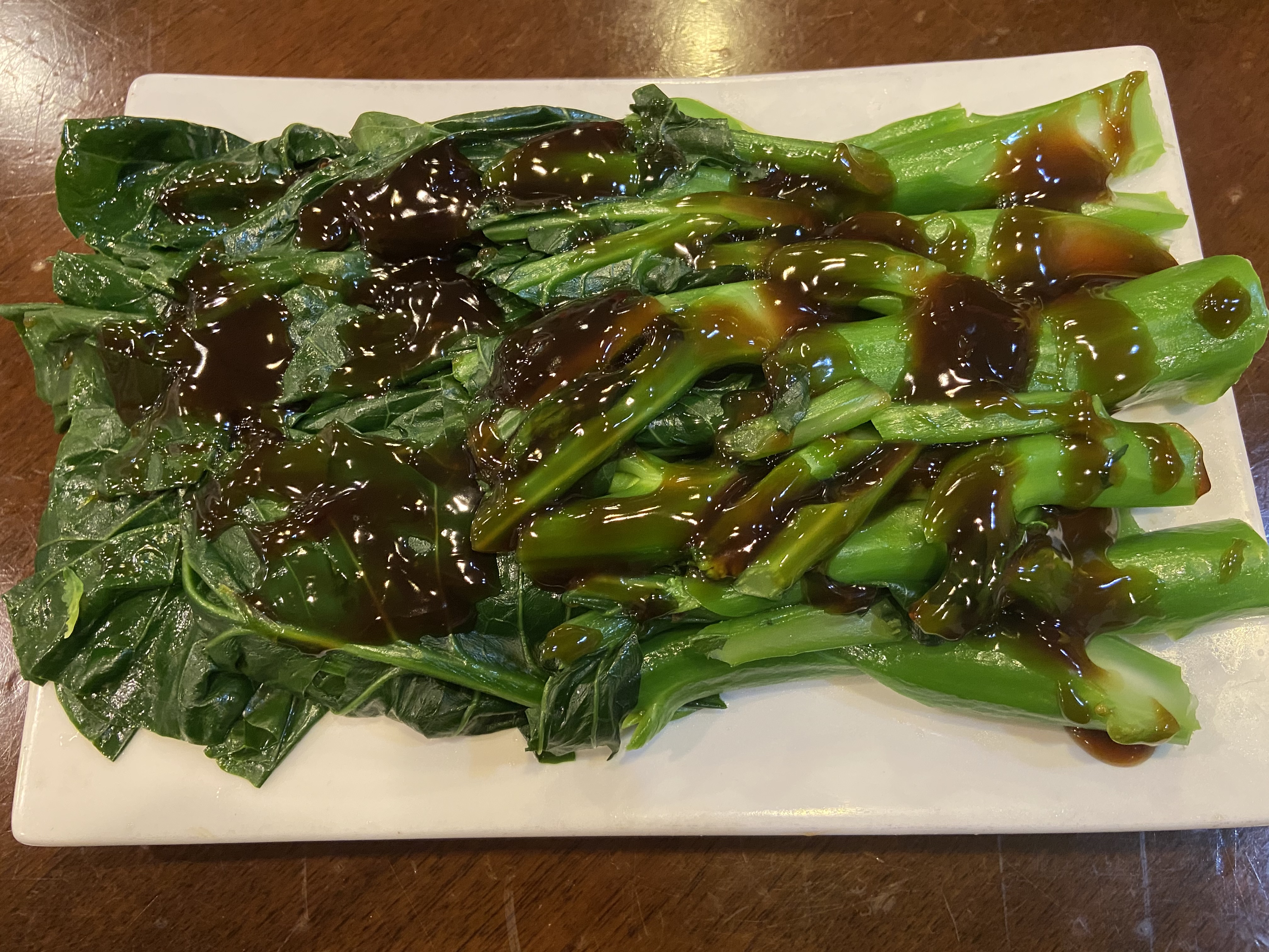 Order Chinese Broccoli with Oyster Sauce food online from Queen House store, Mountain View on bringmethat.com