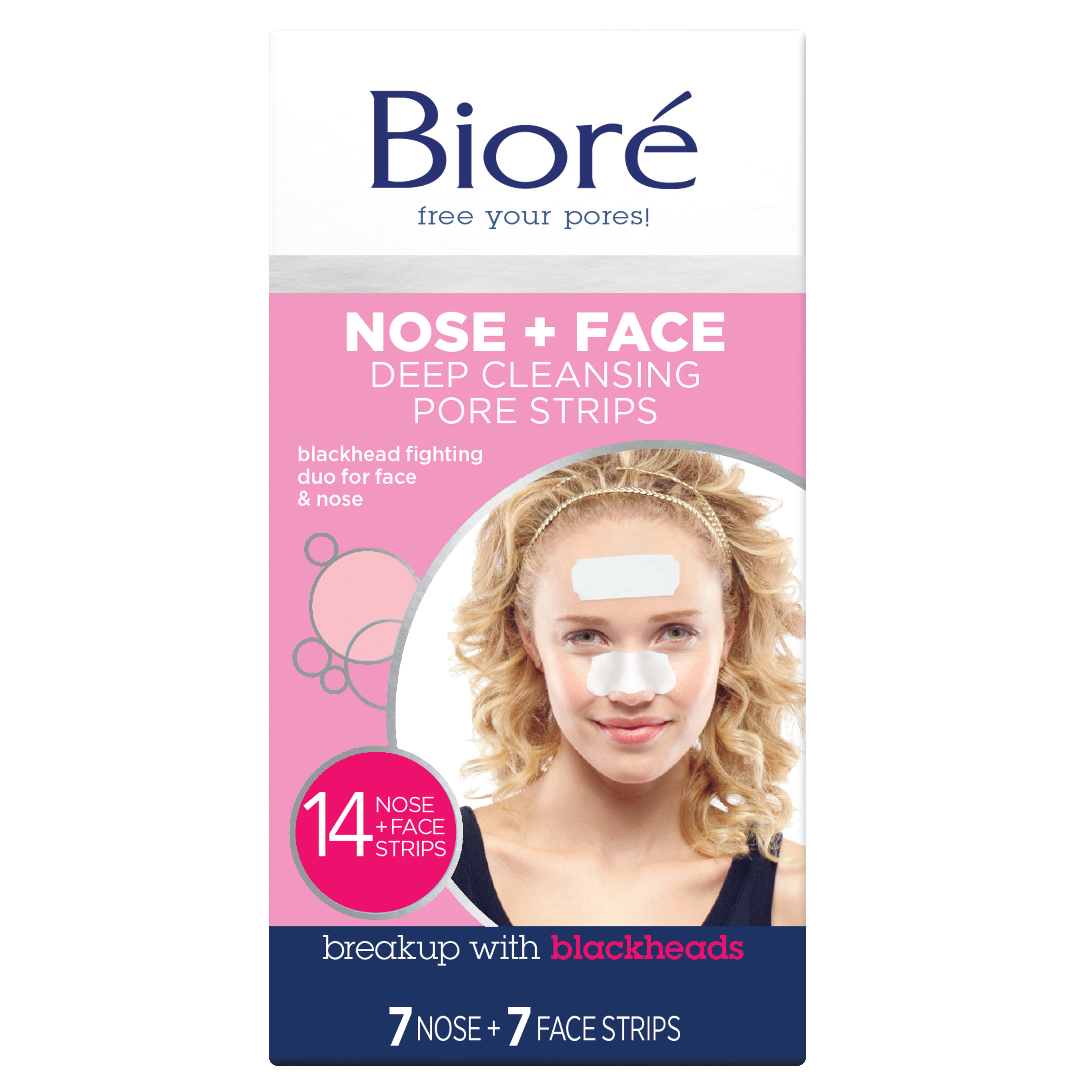 Order Biore Pore Combo Strips, Deep Cleansing - 14 ct food online from Rite Aid store, MILLER PLACE on bringmethat.com