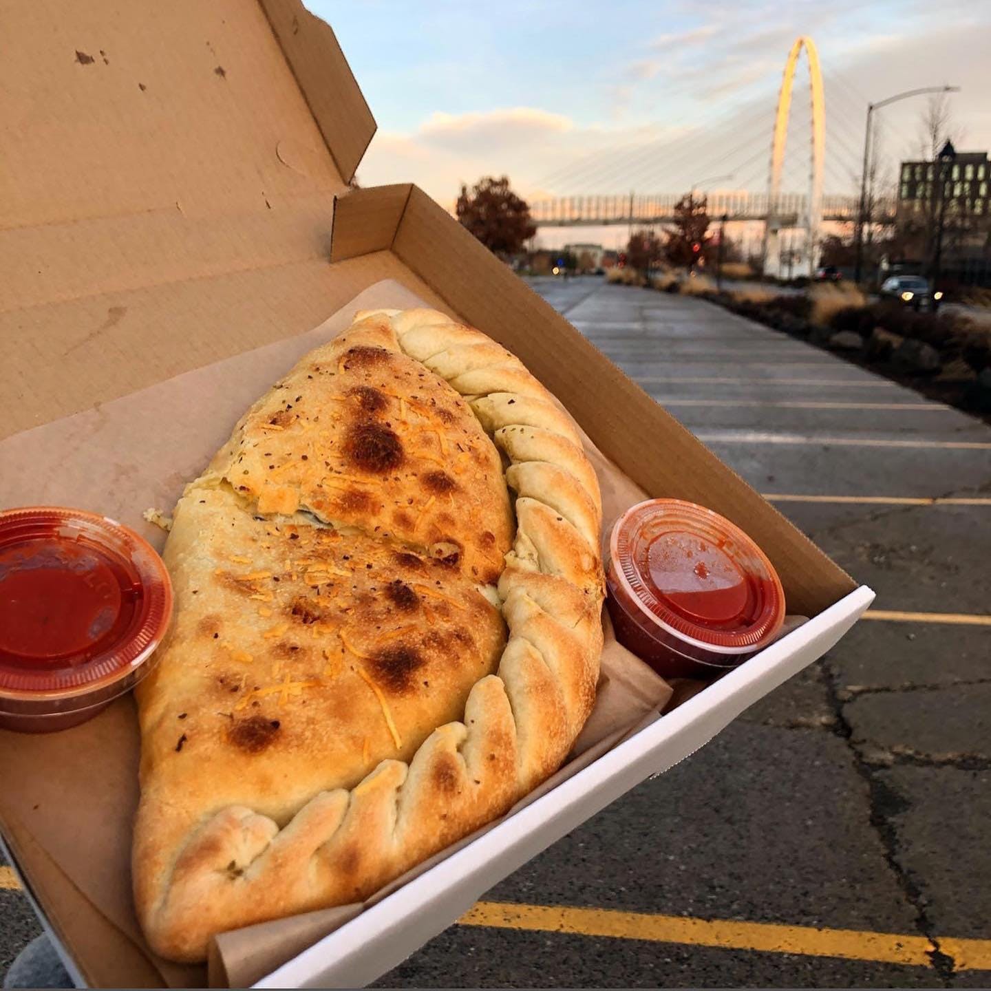 Order Cheese Calzone - 12" food online from Peace Pie Pizzeria store, Spokane on bringmethat.com