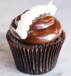 Order Chocolate Cream Cupcake food online from Smallcakes store, Tyler on bringmethat.com