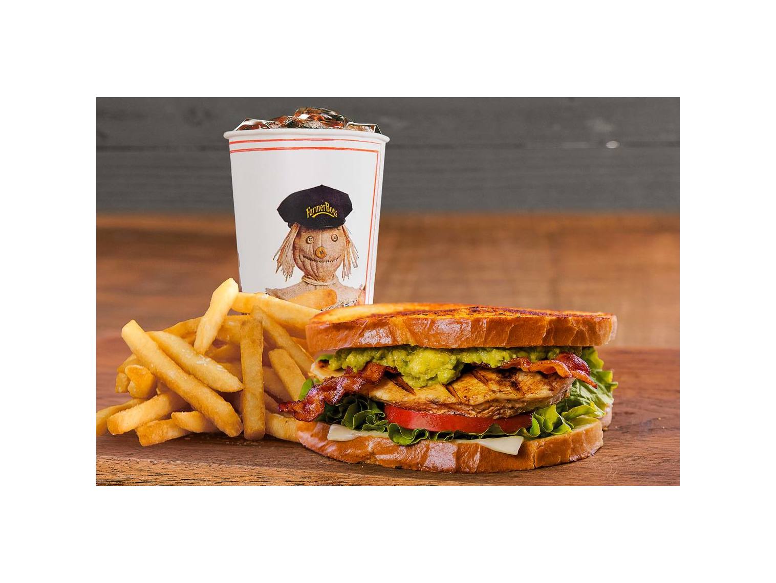 Order Sourdough Chicken Avocado Sandwich Combo food online from Farmer Boys store, Las Vegas on bringmethat.com