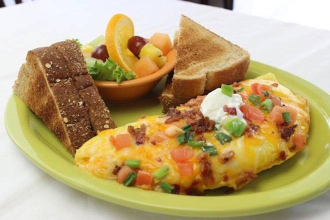Order The Ultimate Omelette food online from Scramblers store, Hilliard on bringmethat.com