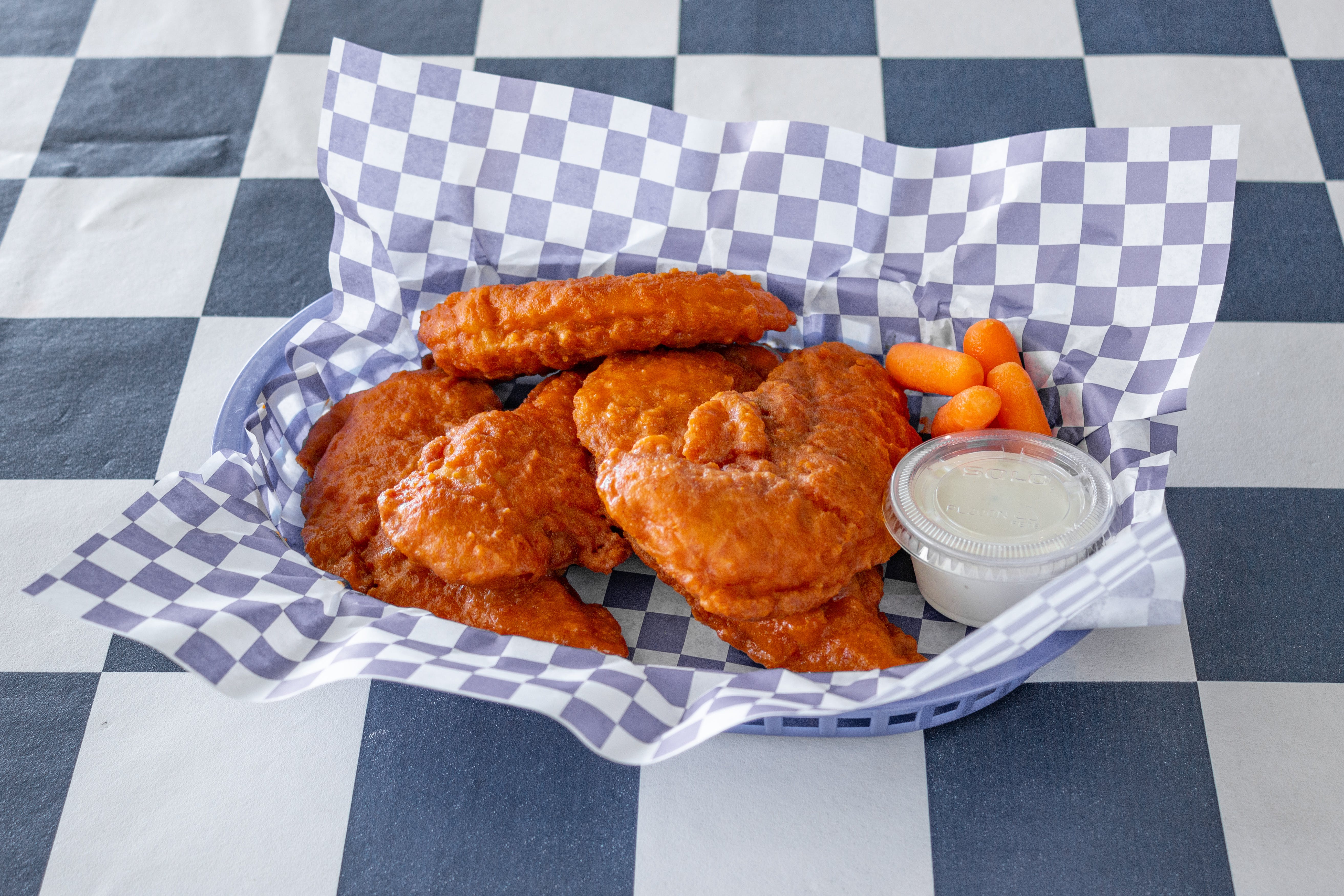 Order Chicken Fingers - Single (5 Pieces) food online from Pizza Works store, Williamsville on bringmethat.com