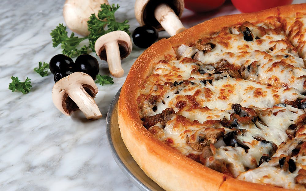 Order Classic Combo Pizza - Personal 6" food online from Godfather's Pizza Express store, Albany on bringmethat.com