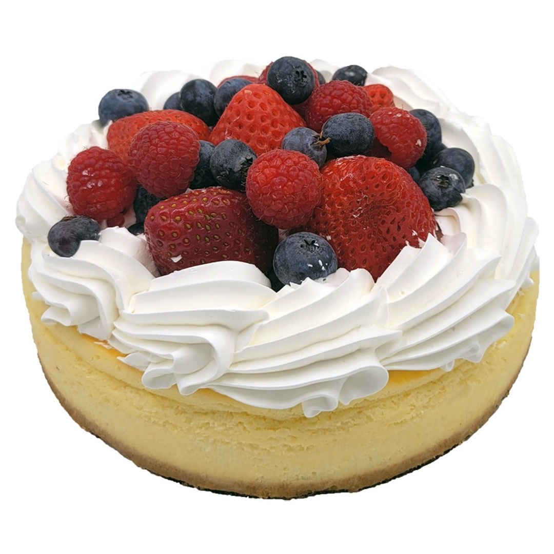 Order Fresh Triple Berry New York Cheesecake, 7 Inch food online from Save Mart Supermarket store, Sacramento on bringmethat.com