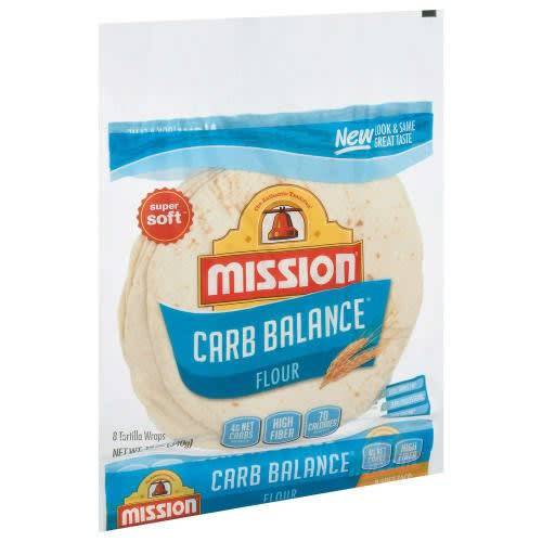 Order Mission · Carb Balance Flour Tortillas (8 tortillas) food online from United Supermarkets store, Plainview on bringmethat.com